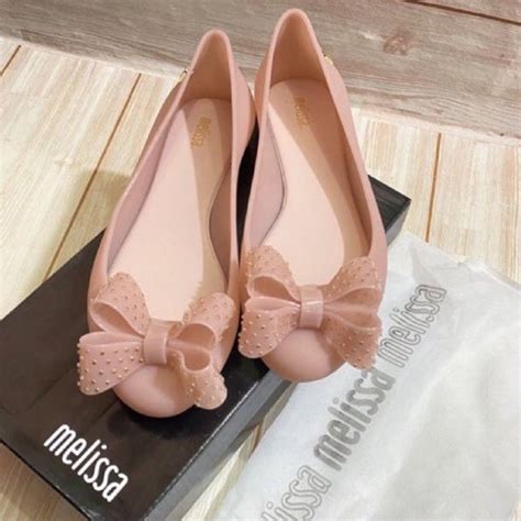 Melissa Shoes Space Love Bintik Nude Fesyen Wanita Sepatu Di Carousell