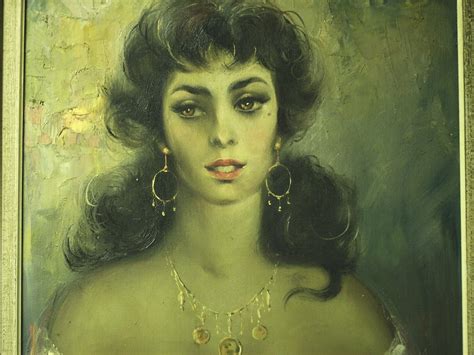 Gypsy Woman Spanish Oil Painting Mid 20 Century Collectors Weekly