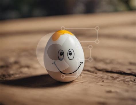 Cute Smiley Face Egg Stock Photo Creative Fabrica