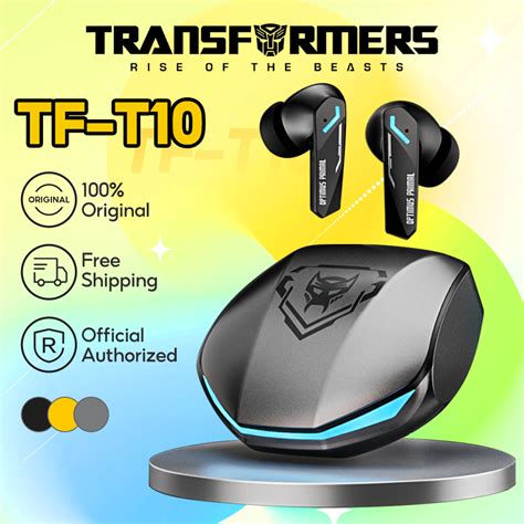 Transformers Tf T New Tws Bluetooth V Wireless Earphones Dual Mode