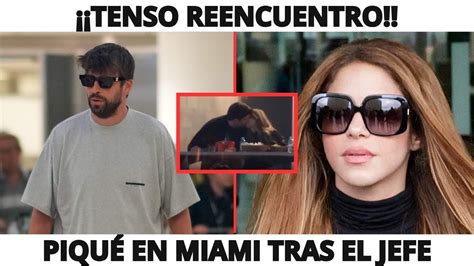 Piqué LLEGA A MIAMI y Shakira HACE ESTO que deja PÁLIDA a Clara Chía