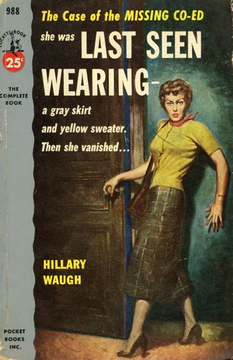 Last Seen Wearing 1954 Pulp Covers