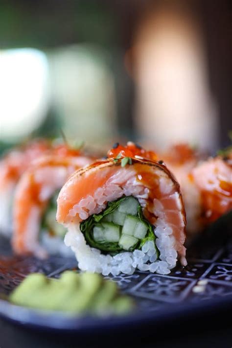 Sushi with Salmon · Free Stock Photo