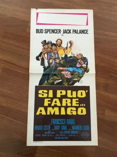 S45 Locandinaposter Si Puo Fareamigo Bud Spencer Jack Palance Western Eur 990 Picclick It