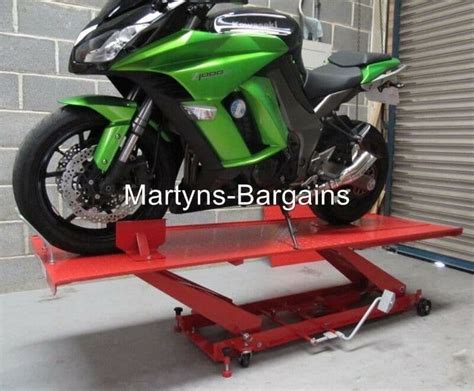 1000Lbs Hydraulic Motorbike Lift Ramp