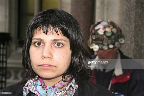 Maya Evans Free Speech Campaigner And Peace Activist In The Rain News Photo Getty Images