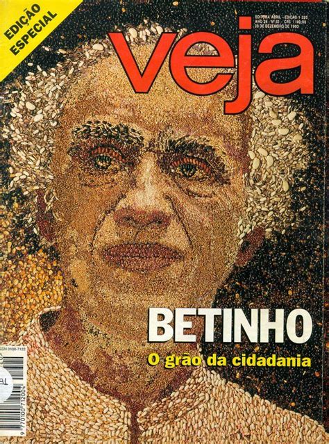 Betinho capa veja Cidadania Capa veja Você é especial