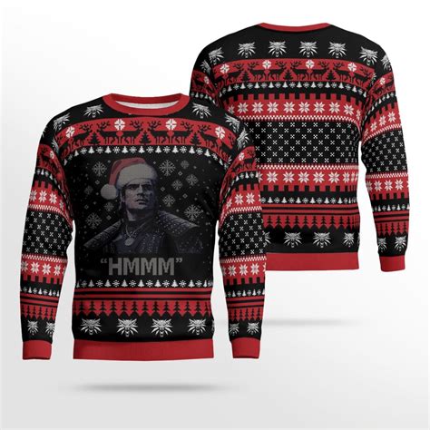 Buy Henry Cavill The Witcher Hmm Ugly Sweater, Christmas Gift , Henry Cavill The Witcher Hmm ...