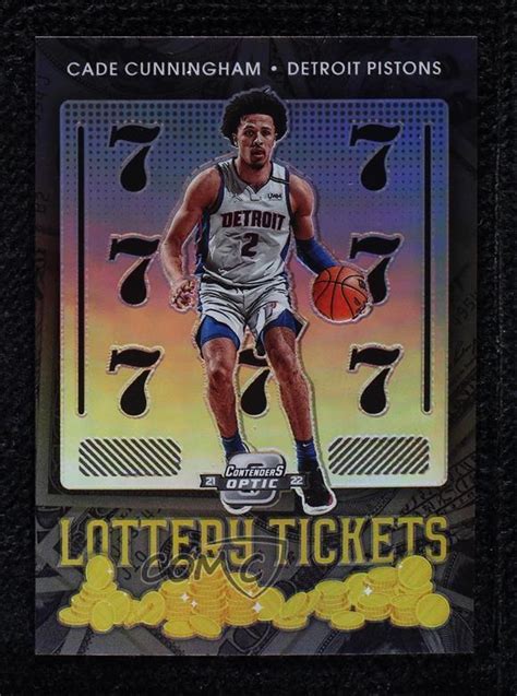 Panini Contenders Optic Lottery Ticket Cade Cunningham