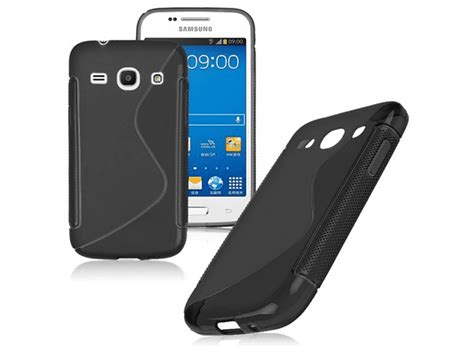 CASEONLINE S Line Schwarz Backcover Samsung Galaxy Core Plus