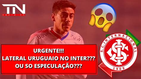 Urgente Not Cia Triste Lateral Esquerdo Uruguaio No Inter