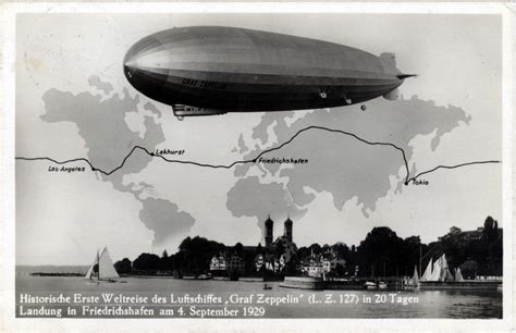 Around The World By Graf Zeppelin Owlcation