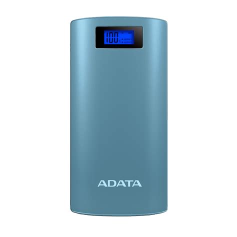 Acumulator Extern ADATA P20000D 2xUSB LED 20000mAh Blue EMAG Ro