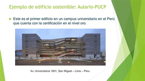 Solution Ejemplo De Edificio Sostenible Con Certificacion Leed Studypool