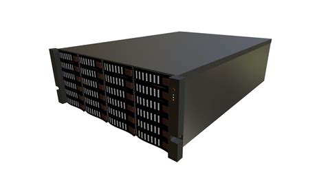 4RU 24 Bay Rack Server NAS Buy Royalty Free 3D Model By Cavicom ASI