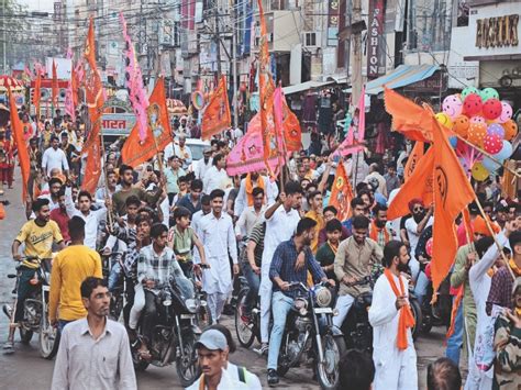 Processions Were Taken Out Jai Shri Ram Jai Jai Ram Echoed On The