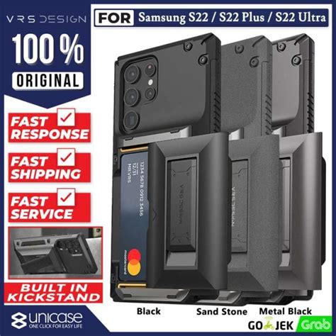 Promo Case Samsung Galaxy S22 Ultra Plus 5G VRS Design Damda Glide