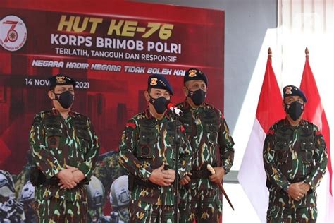 Kapolri Komandan Korps Brimob Naik Jadi Bintang Tiga Satu Harapan