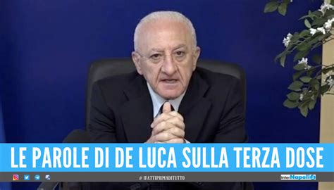 Covid Superata Quota Ricoveri In Campania De Luca Terza Dose