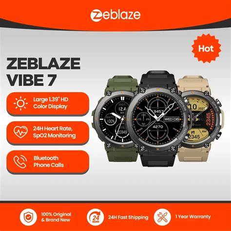 Wytrzyma Y Smartwatch Zeblaze Vibe Wykonaj I Odbieraj Po Czenia