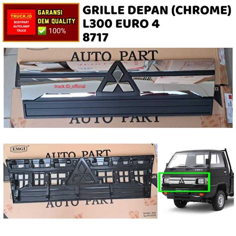 Jual Grill Grille Depan Ram Rambang L Euro Chrome Shopee