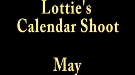 Lottie Calendar Shoot May Bills Honeys Clips4sale