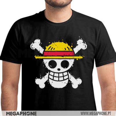 One Piece Logo Megaphone Loja Online De T Shirts Personalizadas