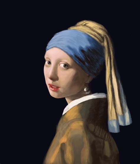 Artstation Study Jan Vermeer Van Delft The Girl With The Pearl