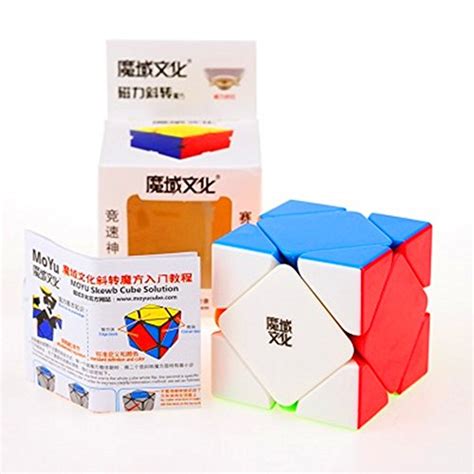 Cuberspeed Moyu Magnetic Skewb Stickerless Magic Cube Magnetic Skewb