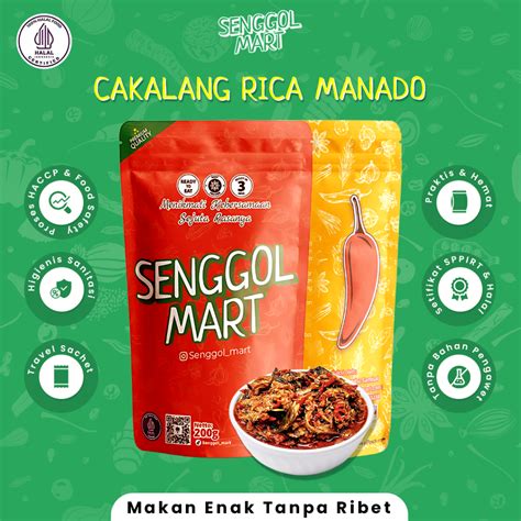 Jual Makanan Instant Cakalang Fufu Sambal Rica Manado Lauk Makan