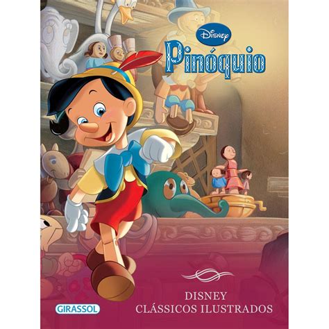 Livro Disney Cl Ssicos Ilustrados Pin Quio Infantil De A