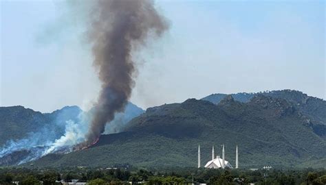 The Ongoing Battle Against Forest Fires In Margalla Hills Amid Heatwave