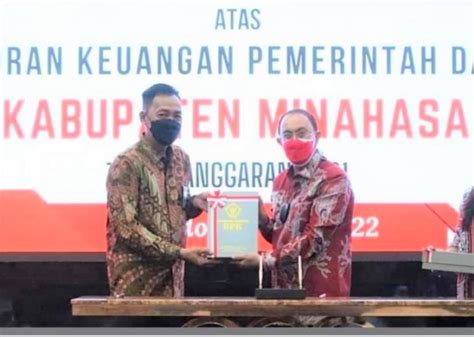 Wtp Double Quattrik Diraih Pemkab Minahasa Lacakpos Co Id