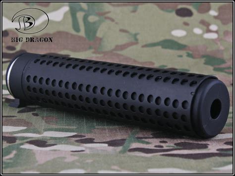 Specwarfare Airsoft Big Dragon KAC Style QD Silencer With QD Flash