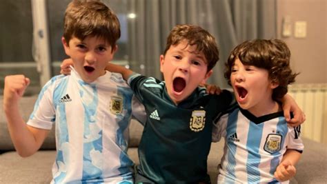 Antonela Roccuzzo Sorprendió A Mateo Ciro Y Thiago Messi Durmiendo