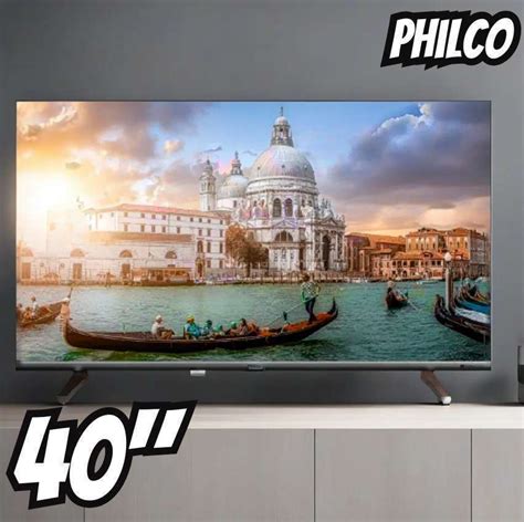 Smart TV 40 Philco Android TV PTV40E3AAGSSBLF LED Dolby Áudio Eba