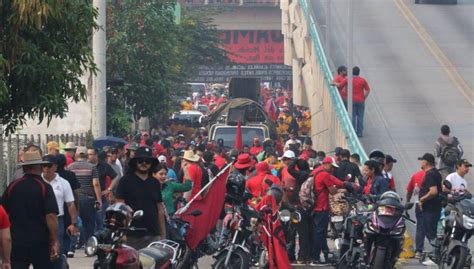 Imágenes de la marcha del Día del Trabajador en Tegucigalpa