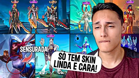 𝗡𝗢𝗩𝗔𝗦 𝗦𝗞𝗜𝗡 PRÓXIMOS LANÇAMENTOS DE SKINS MLBB MUITAS SKINS RARAS