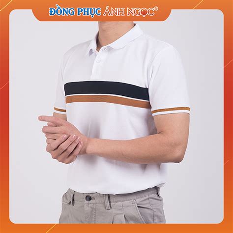 Polo màu nude xưởng chuyên may áo thun đồng phục quận 1 Đồng phục Ánh Ngọc May áo thun đẹp