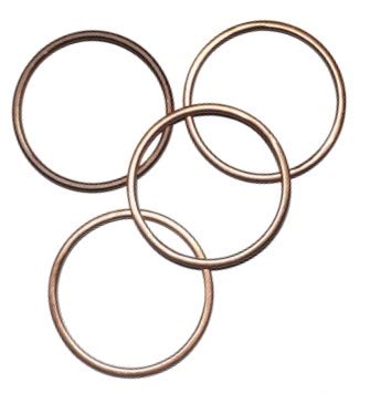 Copper Exhaust Gasket Rings Rays Early Dodge Parts Web Site