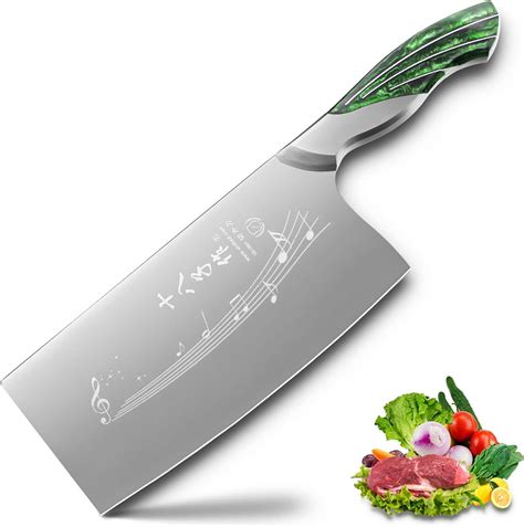 Amazon SHI BA ZI ZUO Vegetable Knife 7 Inch Ultra Sharp Meat