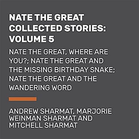 알라딘 Nate the Great Collected Stories Volume 5 Nate the Great Where