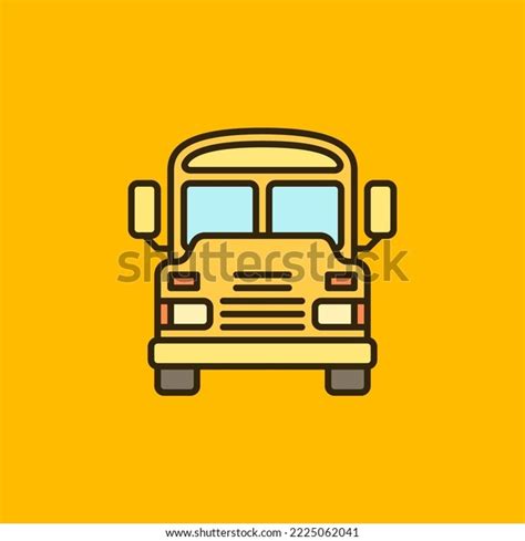 Yellow School Bus Concept Colored Icon Stock Vector (Royalty Free) 2225062041 | Shutterstock