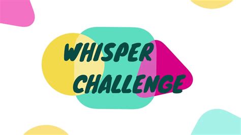 WHISPER CHALLENGE - YouTube