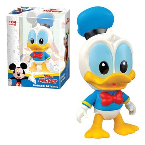 Brinquedo Pato Donald - Boneco Pato Donald Coleção Mickey E Amigos Figura Articulada Em Vinil ...