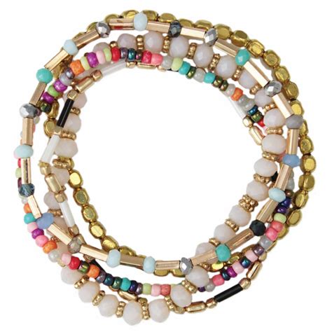 ZAD Wholesale Fashion Jewelry Bracelets Pastel Pop Gold