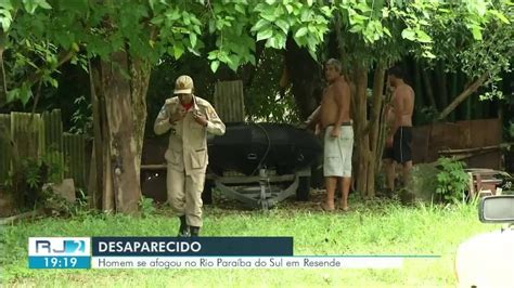 Homem Desaparece Ap S Se Afogar No Rio Para Ba Do Sul Em Resende