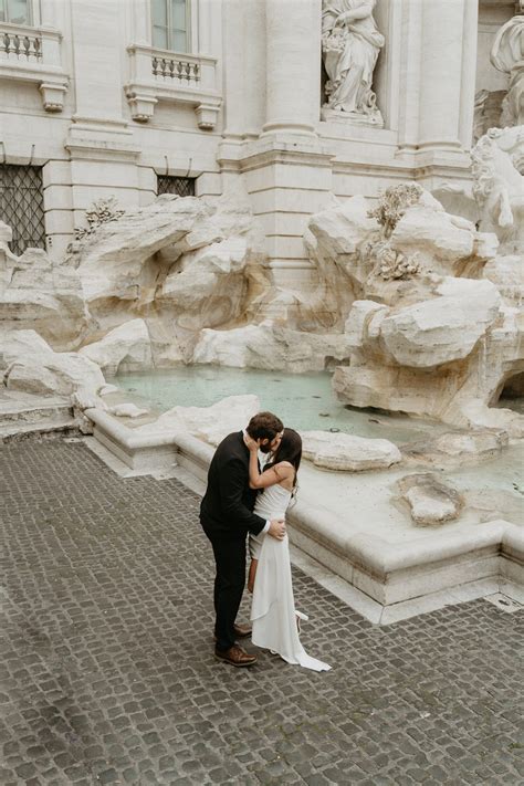 Trevi Fountain Wedding Rome | Emma + Jayce | Silvia Poropat Weddings