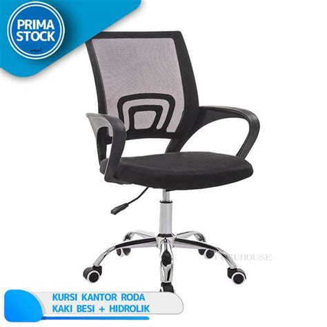 Promo Kursi Kerja Kantor Office Roda Jaring Mesh Hidrolik Manager Staf