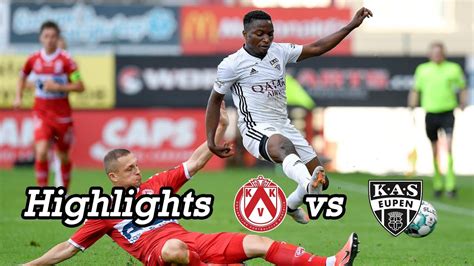 Highlights Matchday Kv Kortrijk Vs Kas Eupen Youtube